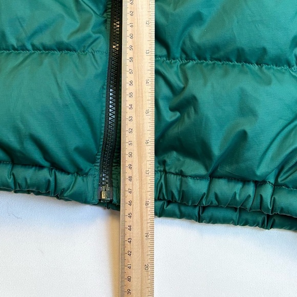 The North Face Nuptse 600 Down Puffer Vest Womens Small Green Black - Picture 5 of 6